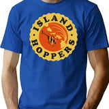 Island Hoppers T-Shirt for Men & Women, T-Shirts Graphic Tee - Blue