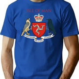Isle Of Man T-Shirt - Retro Graphic Tee for Men & Women - Blue