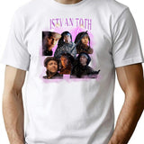 Istvan Toth Kcd2 Vintage T Shirt - Retro Graphic Casual Tee - White