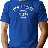 It's A Beaut Clark Christmas Vacation Vintage Griswold Christmas Funny Clark Griswold T-Shirt - Blue