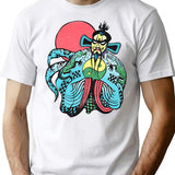 It'S All In The Reflexes Worn T-Shirt for Men & Women, T-Shirts Graphic Tee - White