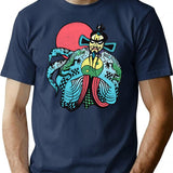 It'S All In The Reflexes Worn T-Shirt for Men & Women, T-Shirts Graphic Tee - Navy