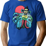 It'S All In The Reflexes Worn T-Shirt for Men & Women, T-Shirts Graphic Tee - Blue