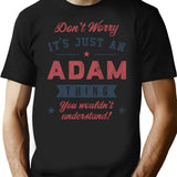 It's An Adam Thing T-Shirt - Retro Graphic Tee for Men & Women - Black