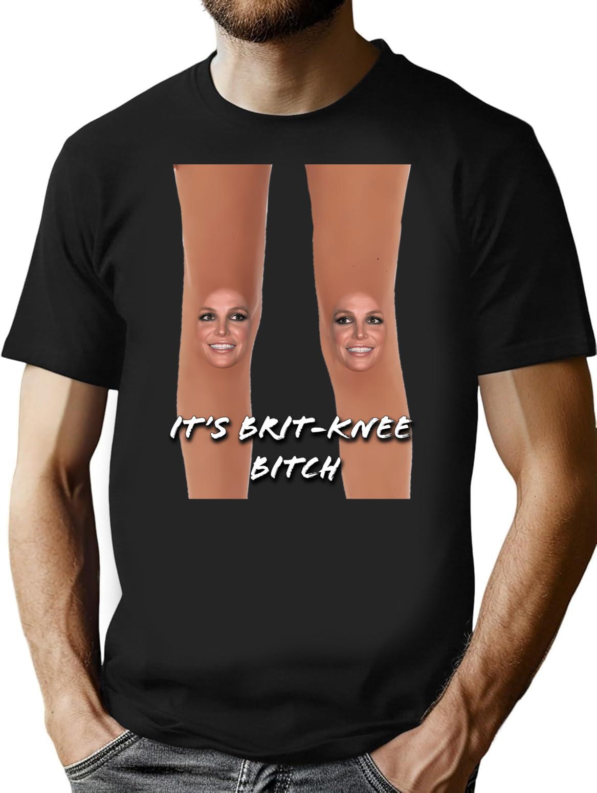 It's Britknee Shirt T-Shirt - Retro Graphic Tee for Men & Women - Black