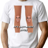 It's Britknee Shirt T-Shirt - Retro Graphic Tee for Men & Women - White