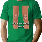 It's Britknee Shirt T-Shirt - Retro Graphic Tee for Men & Women - Green
