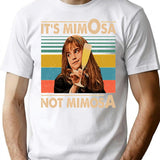 It's Mimosa Not Mimiosa Vintage Retro T-Shirt - White
