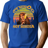 It's Mimosa Not Mimosa Funny Vintage T-Shirt - Blue