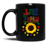 It'S The Juneteenth For Me Free-Ish Since 1865 Independence Black Coffee Mug