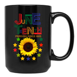 It'S The Juneteenth For Me Free-Ish Since 1865 Independence Black Coffee Mug - Black