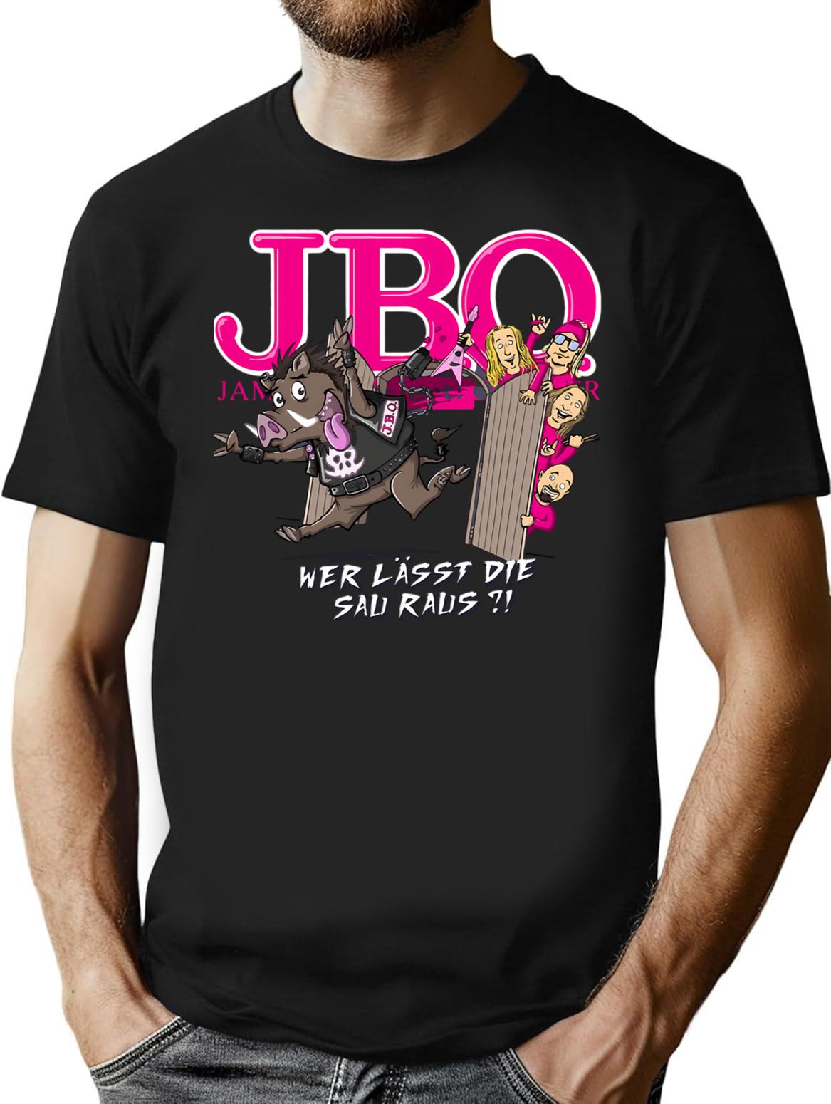 J.b.o Bands Art Funny T-Shirt - Sarcastic Humor Graphic Tee - Black