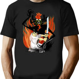 Jack And Aku T-Shirt for Men & Women, T-Shirts Graphic Tee - Black