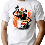Jack And Aku T-Shirt for Men & Women, T-Shirts Graphic Tee - White