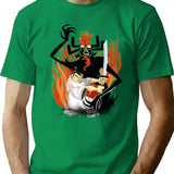 Jack And Aku T-Shirt for Men & Women, T-Shirts Graphic Tee - Green