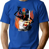 Jack And Aku T-Shirt for Men & Women, T-Shirts Graphic Tee - Blue