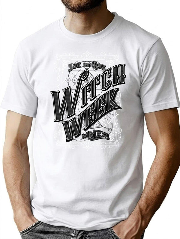 Jack And Crack Witch Week 2021 Vintage Typography Style Tee - White