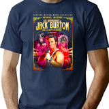 Jack Burton French Movie Poster Dks T-Shirt for Men & Women, T-Shirts Graphic Tee - Navy