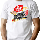 Jack Burton Pork Chop Express Trucking T-Shirt for Men & Women, T-Shirts Graphic Tee - White
