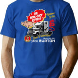 Jack Burton Pork Chop Express Trucking T-Shirt for Men & Women, T-Shirts Graphic Tee - Blue