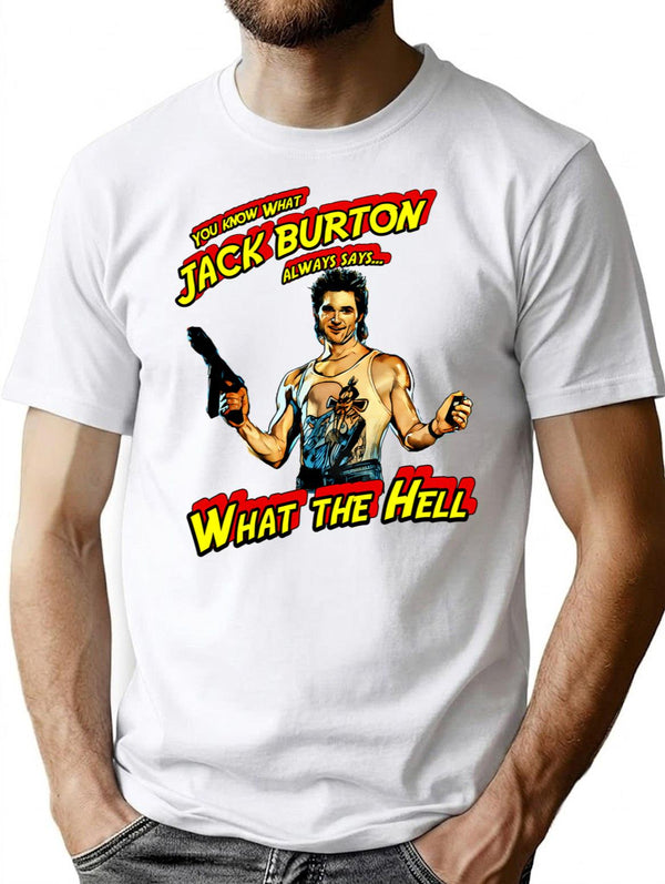 Jack Burton T-Shirt for Men & Women, T-Shirts Graphic Tee - White