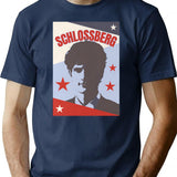 Jack Schlossberg Vintage T-Shirt - Retro Graphic Casual Tee - Navy