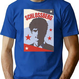 Jack Schlossberg Vintage T-Shirt - Retro Graphic Casual Tee - Blue