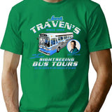 Jack Traven'S Sightseeing Bus Tours T-Shirt for Men & Women, T-Shirts Graphic Tee - Green