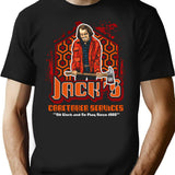 Jack'S Caretaker Service T-Shirt for Men & Women, T-Shirts Graphic Tee - Black