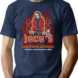 Jack'S Caretaker Service T-Shirt for Men & Women, T-Shirts Graphic Tee - Navy