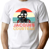 Jacques Cousteau Scuba Diving Legend Funny Quotes Classic 2 T-Shirt - White