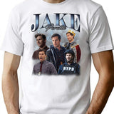 Jake Peralta - Brooklyn Nine Nine Bootleg Vintage 90s T-Shirt - White