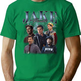 Jake Peralta - Brooklyn Nine Nine Bootleg Vintage 90s T-Shirt - Green