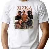 Jan Zizka Kcd2 Vintage T Shirt - Retro Graphic Casual Tee - White