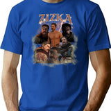 Jan Zizka Kcd2 Vintage T Shirt - Retro Graphic Casual Tee - Blue