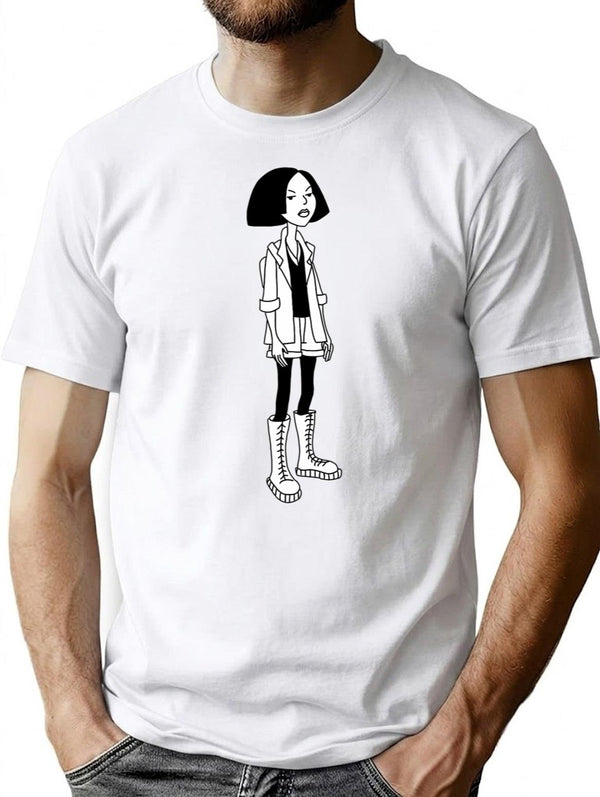 Jane Lane (1) T-Shirt - Retro Graphic Tee for Men & Women - White