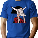 Jane Lane T-Shirt - Retro Graphic Tee for Men & Women - Blue