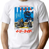 Japanese Easy Rider Funny Gifts T-Shirt - Sarcastic Humor Graphic Tee - White