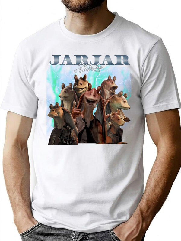 Jar Jar Retro Tribute T-Shirt - White