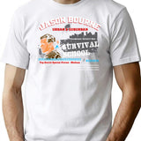 Jason Bourne Urban Suburban Survival School T-Shirt for Men & Women, T-Shirts Graphic Tee - White