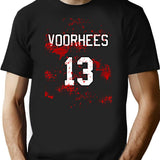 Jason Voorhees Jersey T-Shirt for Men & Women, T-Shirts Graphic Tee - Black