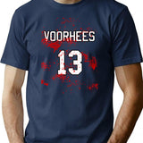 Jason Voorhees Jersey T-Shirt for Men & Women, T-Shirts Graphic Tee - Navy