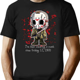 Jason Wearing A Mask Since 1980 T-Shirt for Men & Women, T-Shirts Graphic Tee - Black