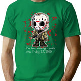 Jason Wearing A Mask Since 1980 T-Shirt for Men & Women, T-Shirts Graphic Tee - Green