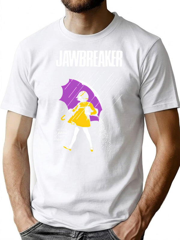 Jawbreaker ( Black ) T-Shirt - Retro Graphic Tee for Men & Women - White