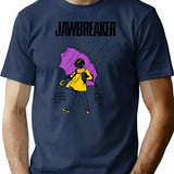 Jawbreaker ( White ) T-Shirt - Retro Graphic Tee for Men & Women - Navy