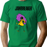 Jawbreaker ( White ) T-Shirt - Retro Graphic Tee for Men & Women - Green