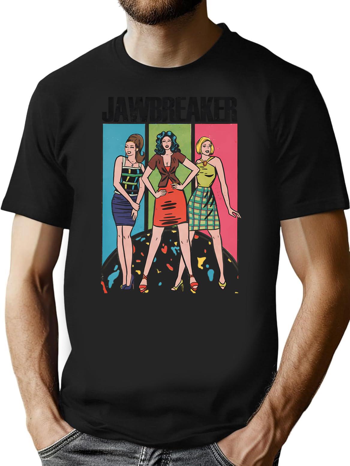Jawbreaker T-Shirt - Retro Graphic Tee for Men & Women - Black