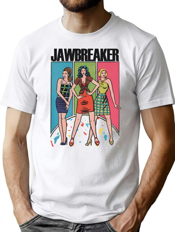 Jawbreaker T-Shirt - Retro Graphic Tee for Men & Women - White