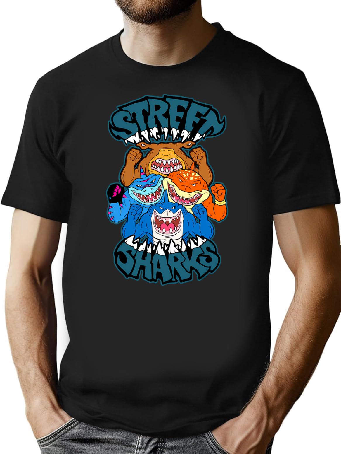 Jawsome T-Shirt - Retro Graphic Tee for Men & Women - Black